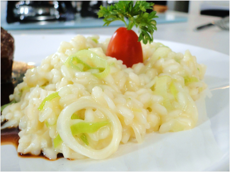 Risoto de Alho Poró ao Limão Siciliano Congelado | Di Veneto Alimentos