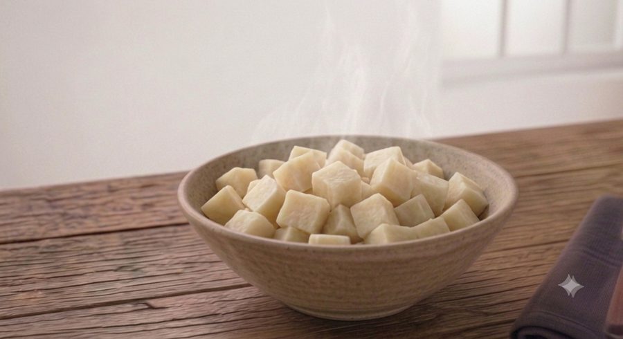 Batata Doce em Cubos congelado — Diveneto Alimentos