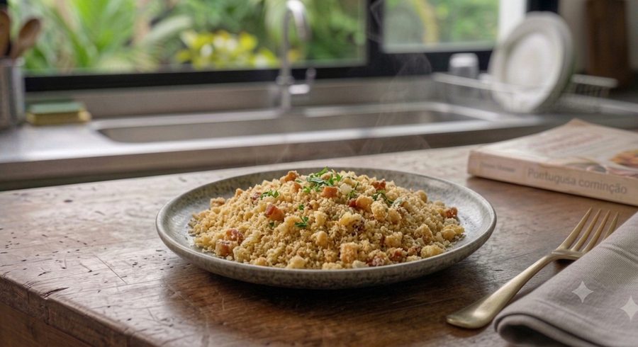 Farofa de Mandioca congelado — Diveneto Alimentos