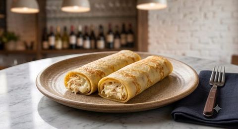 Panqueca de Frango c/ Catupiry (pct c/ 2 uni.) congelado — Diveneto Alimentos